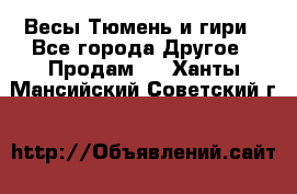 Весы Тюмень и гири - Все города Другое » Продам   . Ханты-Мансийский,Советский г.